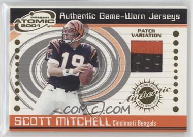 2001 Pacific Prism Atomic - Authentic Game-Worn Jerseys - Patch #113 - Scott Mitchell