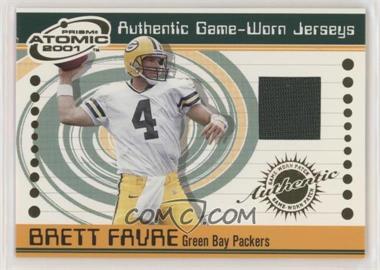 2001 Pacific Prism Atomic - Authentic Game-Worn Jerseys #28 - Brett Favre