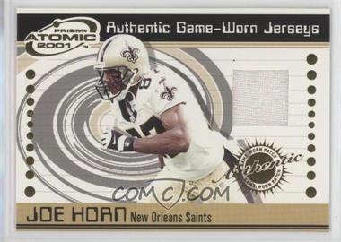 2001 Pacific Prism Atomic - Authentic Game-Worn Jerseys #49 - Joe Horn
