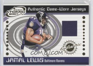 2001 Pacific Prism Atomic - Authentic Game-Worn Jerseys #7 - Jamal Lewis