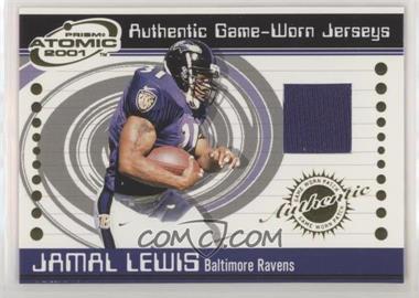 2001 Pacific Prism Atomic - Authentic Game-Worn Jerseys #7 - Jamal Lewis