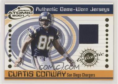 2001 Pacific Prism Atomic - Authentic Game-Worn Jerseys #80 - Curtis Conway