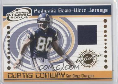 2001 Pacific Prism Atomic - Authentic Game-Worn Jerseys #80 - Curtis Conway