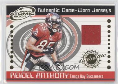 2001 Pacific Prism Atomic - Authentic Game-Worn Jerseys #91 - Reidel Anthony