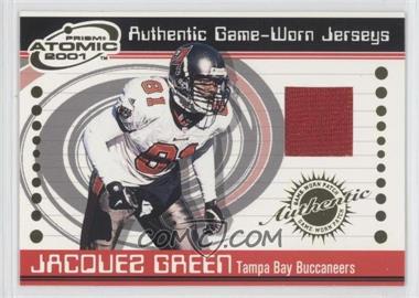 2001 Pacific Prism Atomic - Authentic Game-Worn Jerseys #92 - Jacquez Green