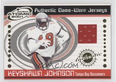 2001 Pacific Prism Atomic - Authentic Game-Worn Jerseys #94 - Keyshawn Johnson