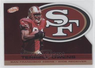 2001 Pacific Prism Atomic - [Base] - Red Missing Serial Number #127 - Terrell Owens