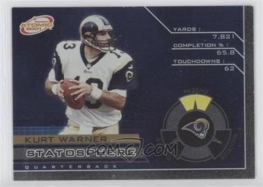 2001 Pacific Prism Atomic - Statosphere #8 - Kurt Warner