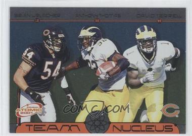 2001 Pacific Prism Atomic - Team Nucleus #1 - Brian Urlacher, Anthony Thomas, David Terrell