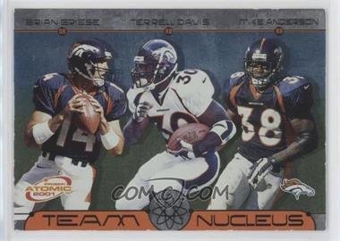 2001 Pacific Prism Atomic - Team Nucleus #3 - Brian Griese, Terrell Davis, Mike Anderson