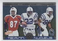 Reggie Wayne, Edgerrin James, Marvin Harrison