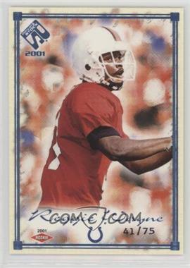 2001 Pacific Private Stock - [Base] - Blue Framed #130 - Reggie Wayne /75