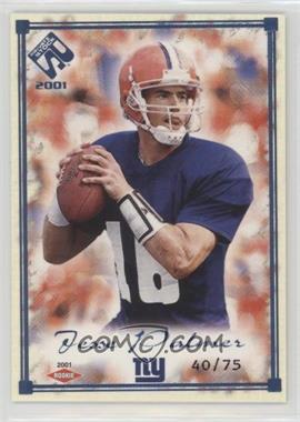 2001 Pacific Private Stock - [Base] - Blue Framed #145 - Jesse Palmer /75