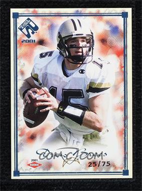 2001 Pacific Private Stock - [Base] - Blue Framed #160 - Drew Brees /75