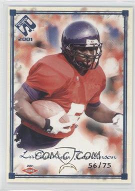 2001 Pacific Private Stock - [Base] - Blue Framed #161 - LaDainian Tomlinson /75