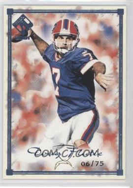 2001 Pacific Private Stock - [Base] - Blue Framed #84 - Doug Flutie /75