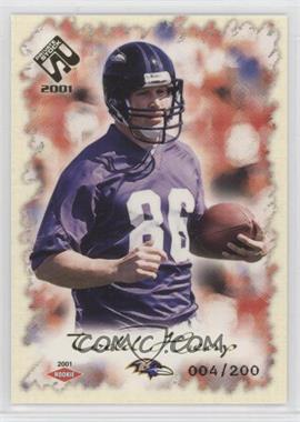 2001 Pacific Private Stock - [Base] - Gold Foil #107 - Todd Heap /200