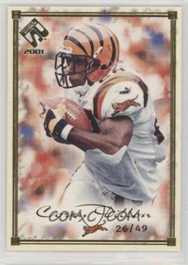 2001 Pacific Private Stock - [Base] - Gold Framed #20 - Corey Dillon /49