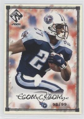 2001 Pacific Private Stock - [Base] - Silver Framed #95 - Eddie George /99