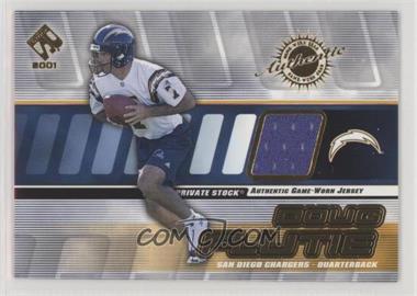 2001 Pacific Private Stock - Game-Worn Gear #125 - Doug Flutie