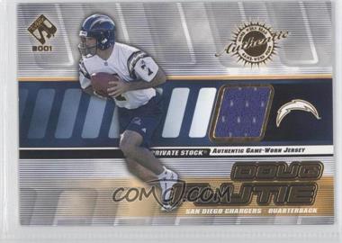 2001 Pacific Private Stock - Game-Worn Gear #125 - Doug Flutie