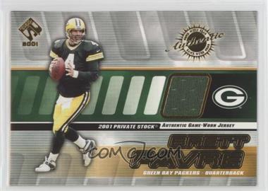 2001 Pacific Private Stock - Game-Worn Gear #60 - Brett Favre