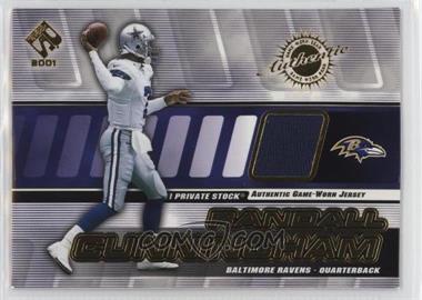 2001 Pacific Private Stock - Game-Worn Gear #8 - Randall Cunningham