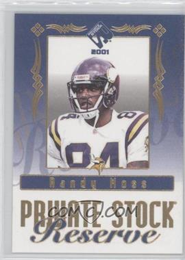 2001 Pacific Private Stock - Reserve #12 - Randy Moss