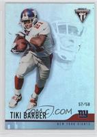 Tiki Barber #/58