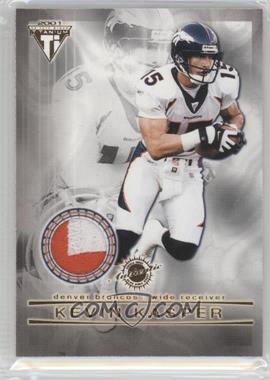 2001 Pacific Private Stock Titanium - Dual Game-Worn Jerseys - Patches #15 - Kevin Kasper, Richmond Flowers