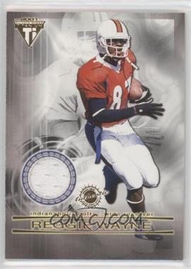 2001 Pacific Private Stock Titanium - Dual Game-Worn Jerseys #18 - Reggie Wayne, Freddie Mitchell