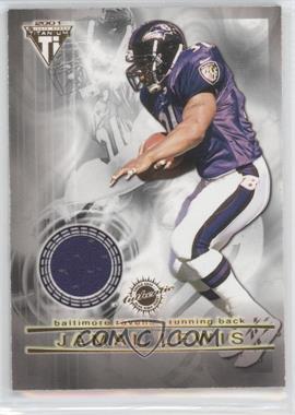 2001 Pacific Private Stock Titanium - Dual Game-Worn Jerseys #47 - Jamal Lewis, Mike Anderson