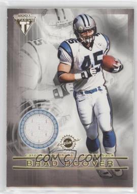 2001 Pacific Private Stock Titanium - Dual Game-Worn Jerseys #56 - Brad Hoover, Steve Beuerlein