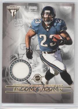 2001 Pacific Private Stock Titanium - Dual Game-Worn Jerseys #92 - Anthony Johnson, Stacey Mack