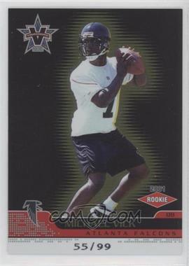 2001 Pacific Vanguard - [Base] - Gold #104 - Michael Vick /99 [EX to NM]