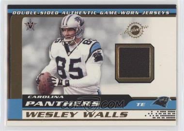 2001 Pacific Vanguard - Double-Sided Jerseys #13 - Wesley Walls, Frank Wycheck