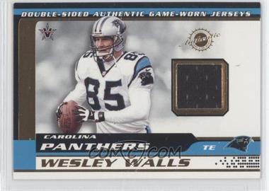 2001 Pacific Vanguard - Double-Sided Jerseys #13 - Wesley Walls, Frank Wycheck