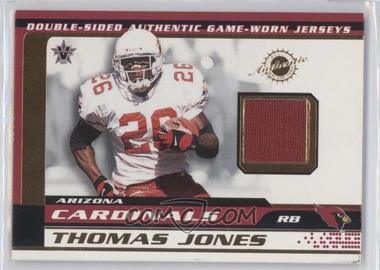 2001 Pacific Vanguard - Double-Sided Jerseys #3 - Thomas Jones, Michael Pittman