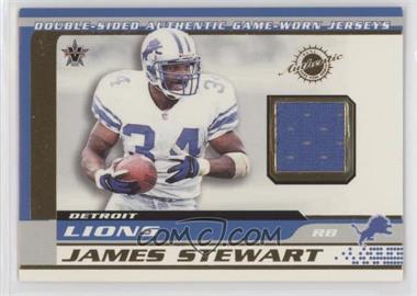 2001 Pacific Vanguard - Double-Sided Jerseys #30 - James Stewart, Larry Foster