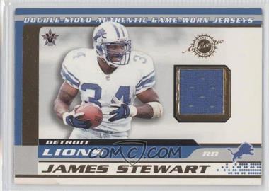 2001 Pacific Vanguard - Double-Sided Jerseys #30 - James Stewart, Larry Foster