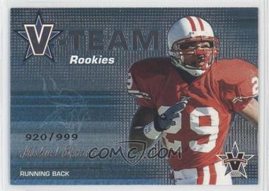 2001 Pacific Vanguard - V-Team Rookies #17 - Michael Bennett /999