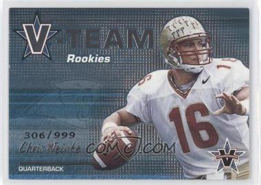 2001 Pacific Vanguard - V-Team Rookies #3 - Chris Weinke /999