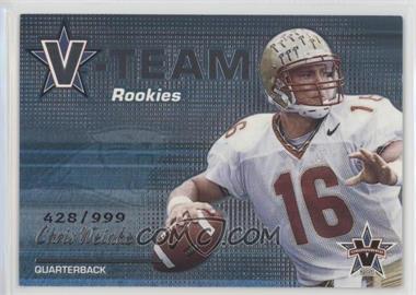 2001 Pacific Vanguard - V-Team Rookies #3 - Chris Weinke /999