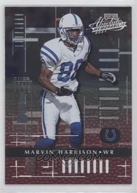 2001 Playoff Absolute Memorabilia - [Base] - Chicago Sun-Times Collection #38 - Marvin Harrison /5