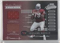 Rookie Premiere Materials - Leonard Davis #/850