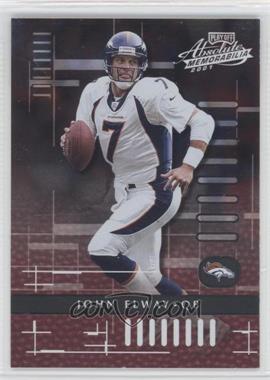 2001 Playoff Absolute Memorabilia - [Base] #28 - John Elway