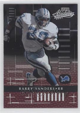 2001 Playoff Absolute Memorabilia - [Base] #32 - Barry Sanders