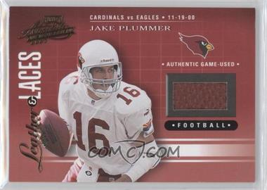 2001 Playoff Absolute Memorabilia - Leather & Laces #LL14 - Jake Plummer /825