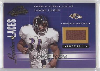 2001 Playoff Absolute Memorabilia - Leather & Laces #LL43 - Jamal Lewis /275