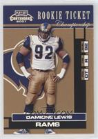 Rookie Ticket - Damione Lewis #/100